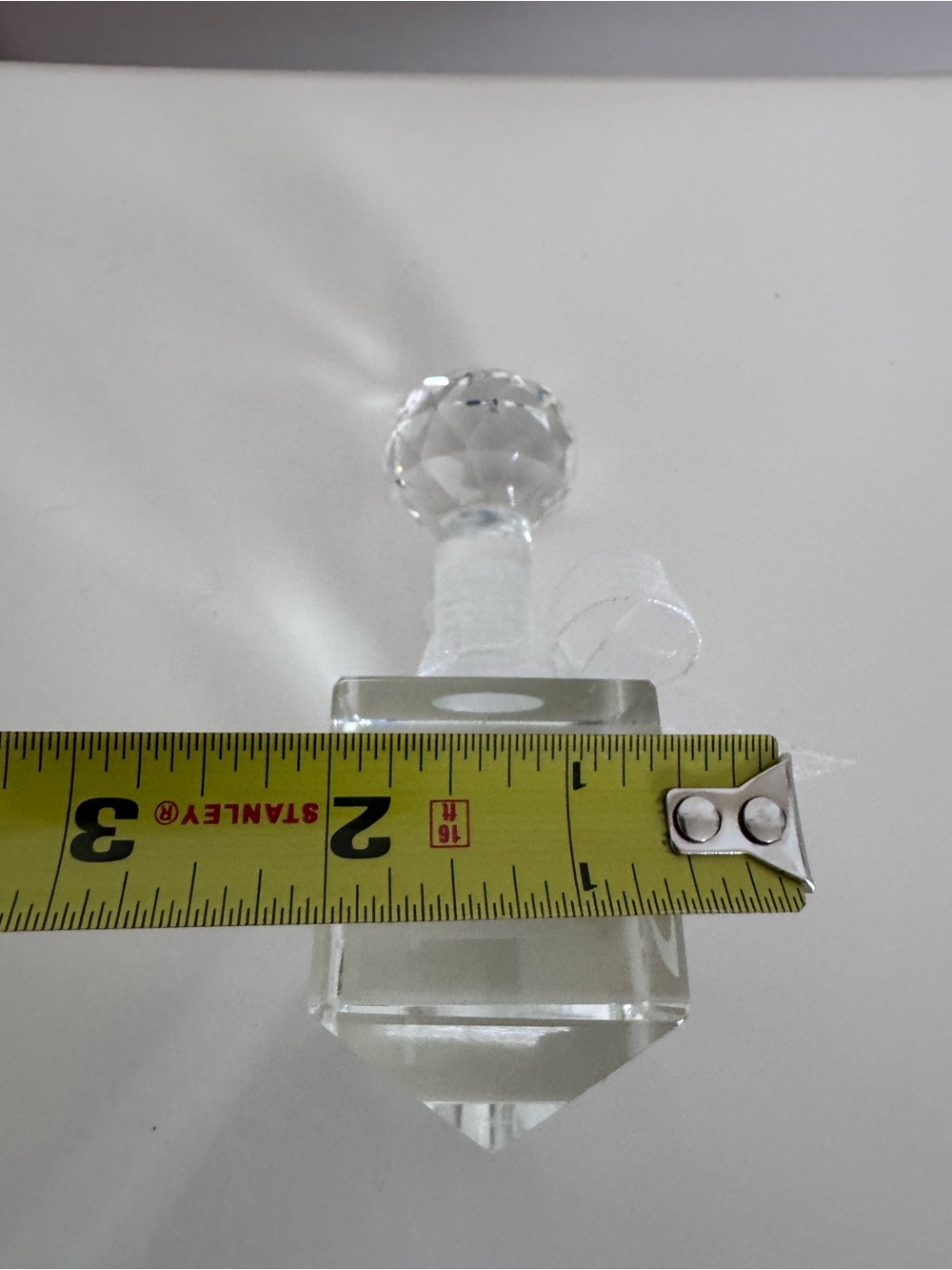 Optical Crystal Dreidel Hanukkah Judaica Decor Paperweight Hebrew Letters Gift - Picture 13 of 13